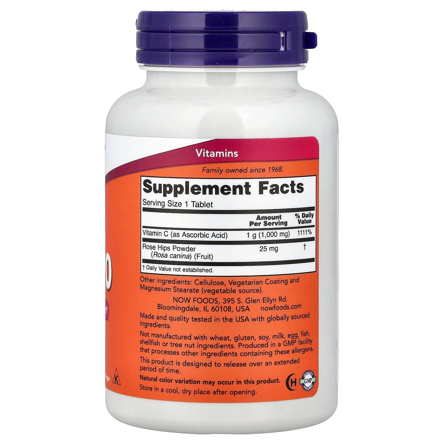 Now Foods Vitamin C-1000 Sustained Release - 100 Tablets