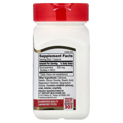 21st Century Glucosamine Relief, 500 mg, 60 Easy to Swallow Capsules