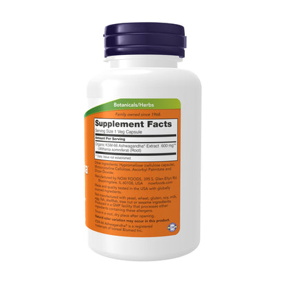 Now Supplements, KSM-66 Ashwagandha®, Stress & Sleep Support*, 90 Veg Caps