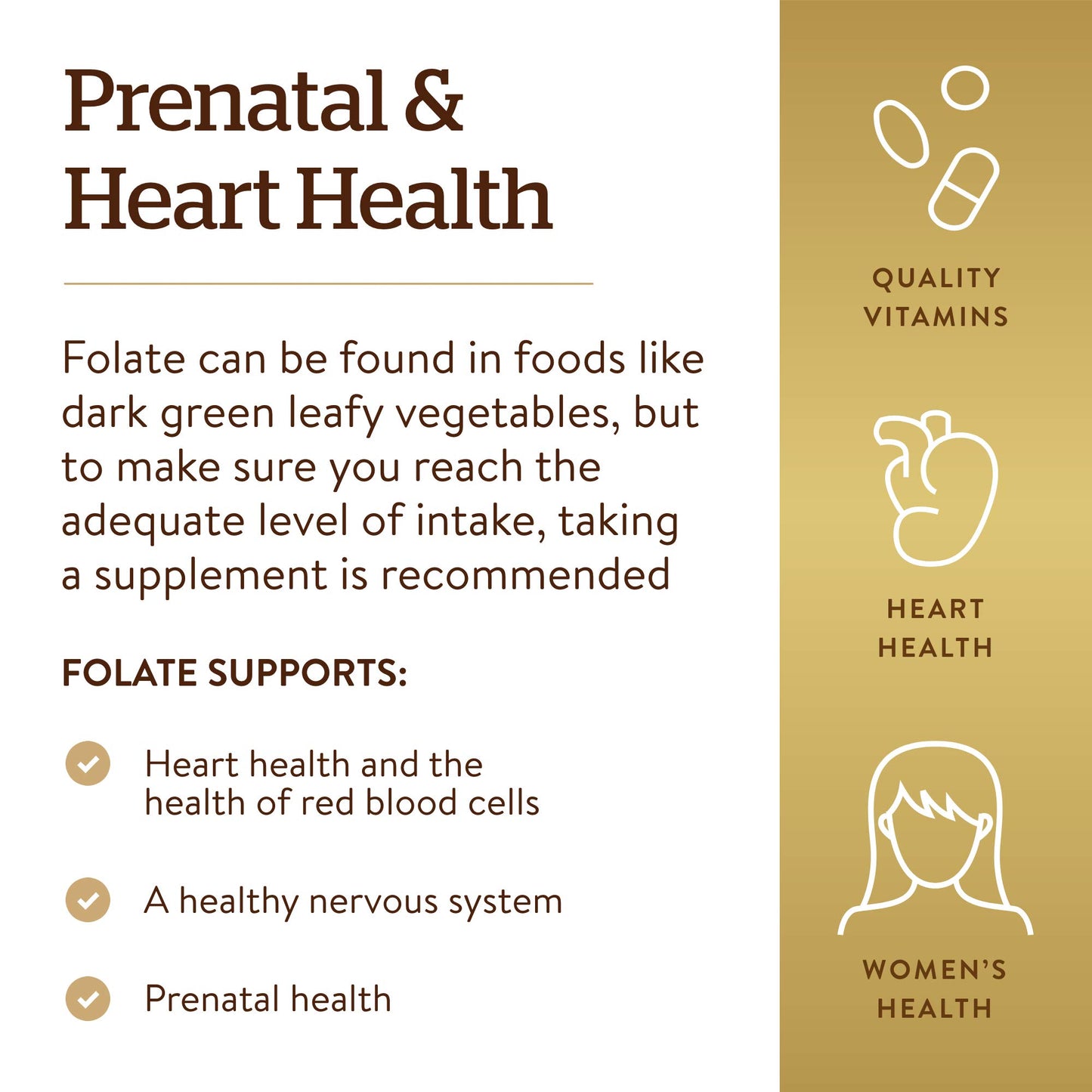 Solgar Folate 1,333 MCG Dietary Folate Equivalent, 250 Tablets