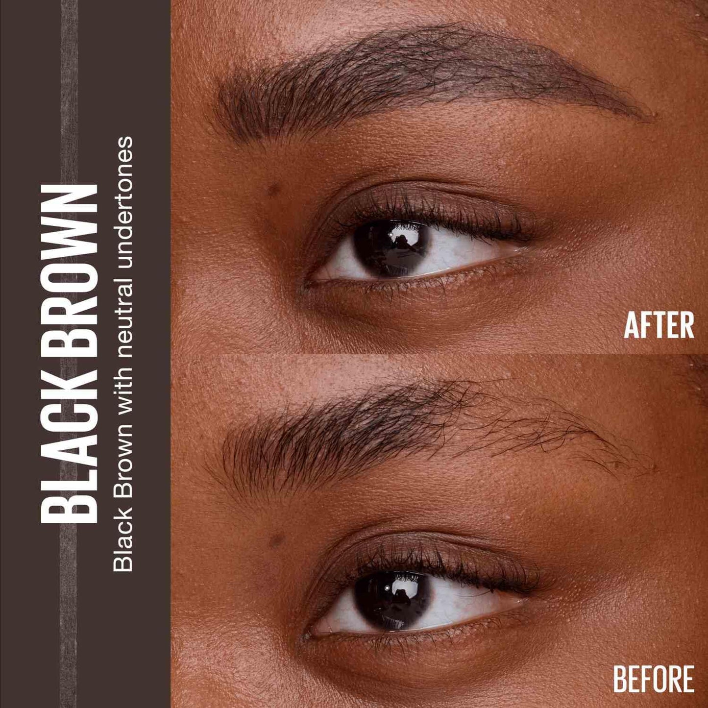 Maybelline Express Brow Ultra Slim Eyebrow Makeup, Brow Pencil with Precision Tip and Spoolie for Defined Eyebrows, Black Brown, 1 Count (Packaging May Vary)