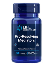 Life Extension Pro-Resolving Mediators, 18-HEPE, 17-HDHA, 14-HDHA, Supports The Body’s Natural Post-inflammatory Response, Gluten Free, Non-GMO, 30 softgels