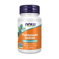 NOW Supplements, Potassium Iodide 30 mg, Non-GMO Project Verified, Dietary Supplement, 60 Tablets