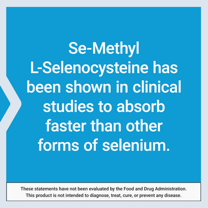 Life Extension Se-Methyl L-Selenocysteine, Advanced Form of Selenium, antioxidant Defense, Cellular Health, Healthy Aging, Vegetarian, Gluten-Free, Non-GMO, 90 Capsules