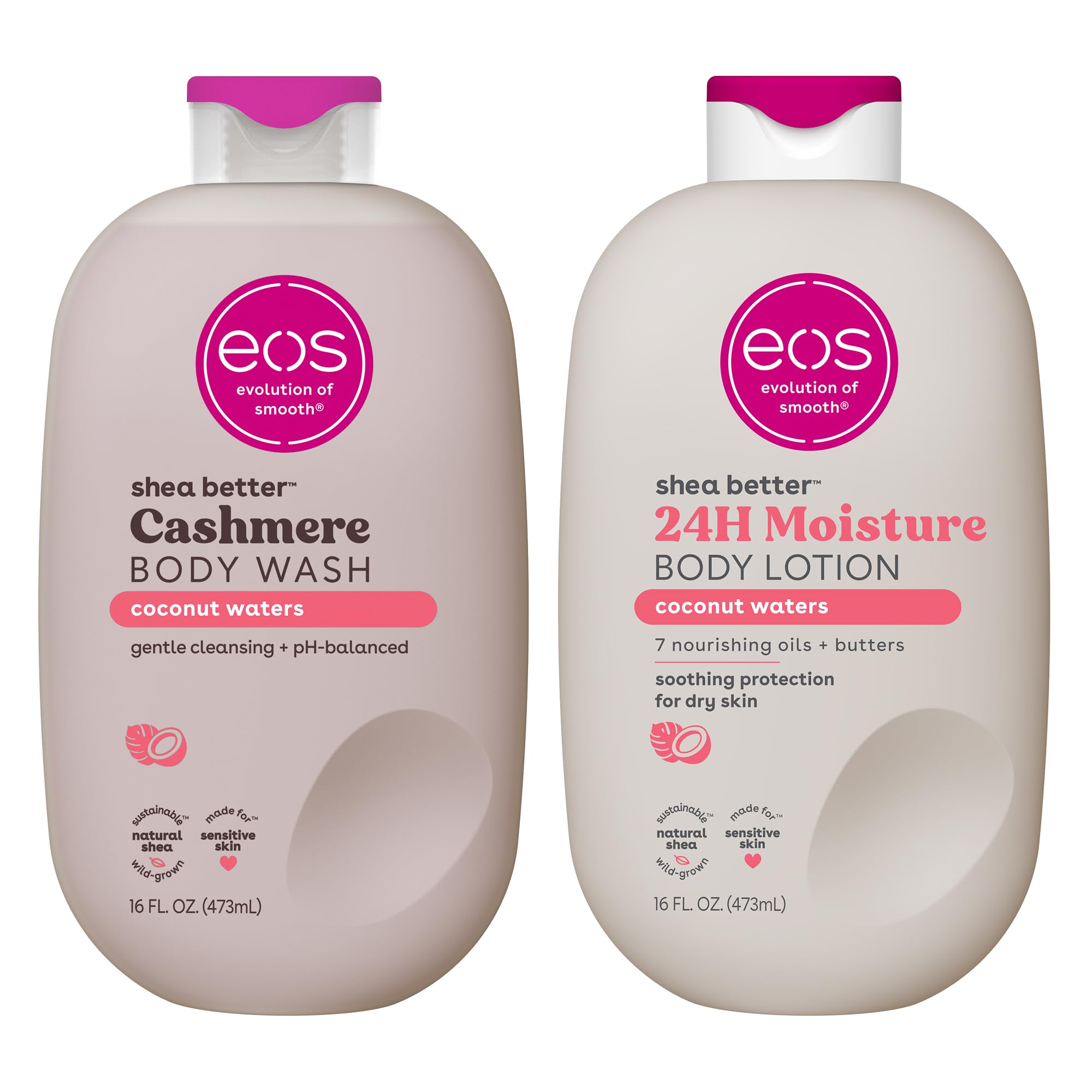 eos Shea Better Body Lotion+ Body Wash, Coconut Waters