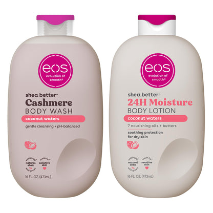 eos Shea Better Body Lotion+ Body Wash, Coconut Waters