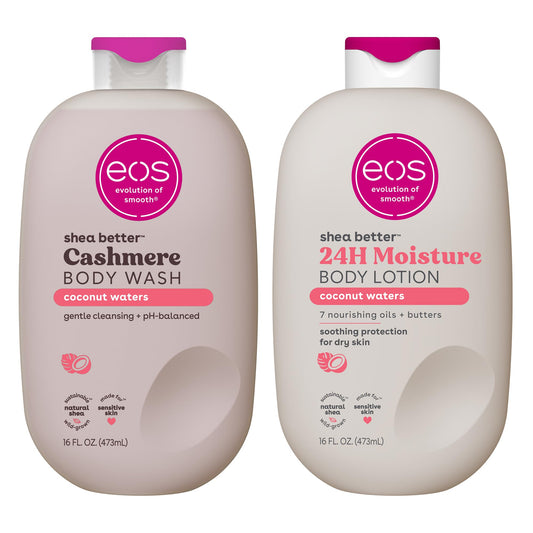 eos Shea Better Body Lotion+ Body Wash, Coconut Waters