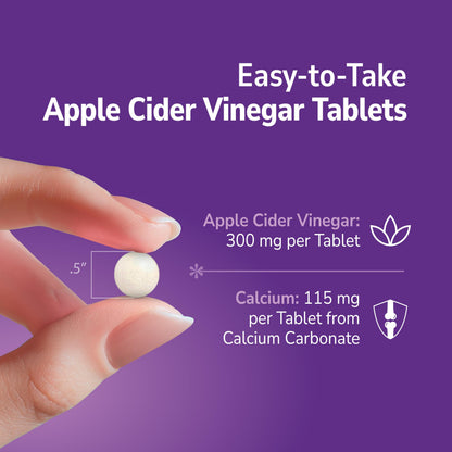 21st Century Apple Cider Vinegar 300mg Tablets, Metabolism, 250 Count