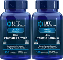 Life Extension Ultra Prostate Formula, 100 Softgels (Pack of 2) - Natural Supplement for Men