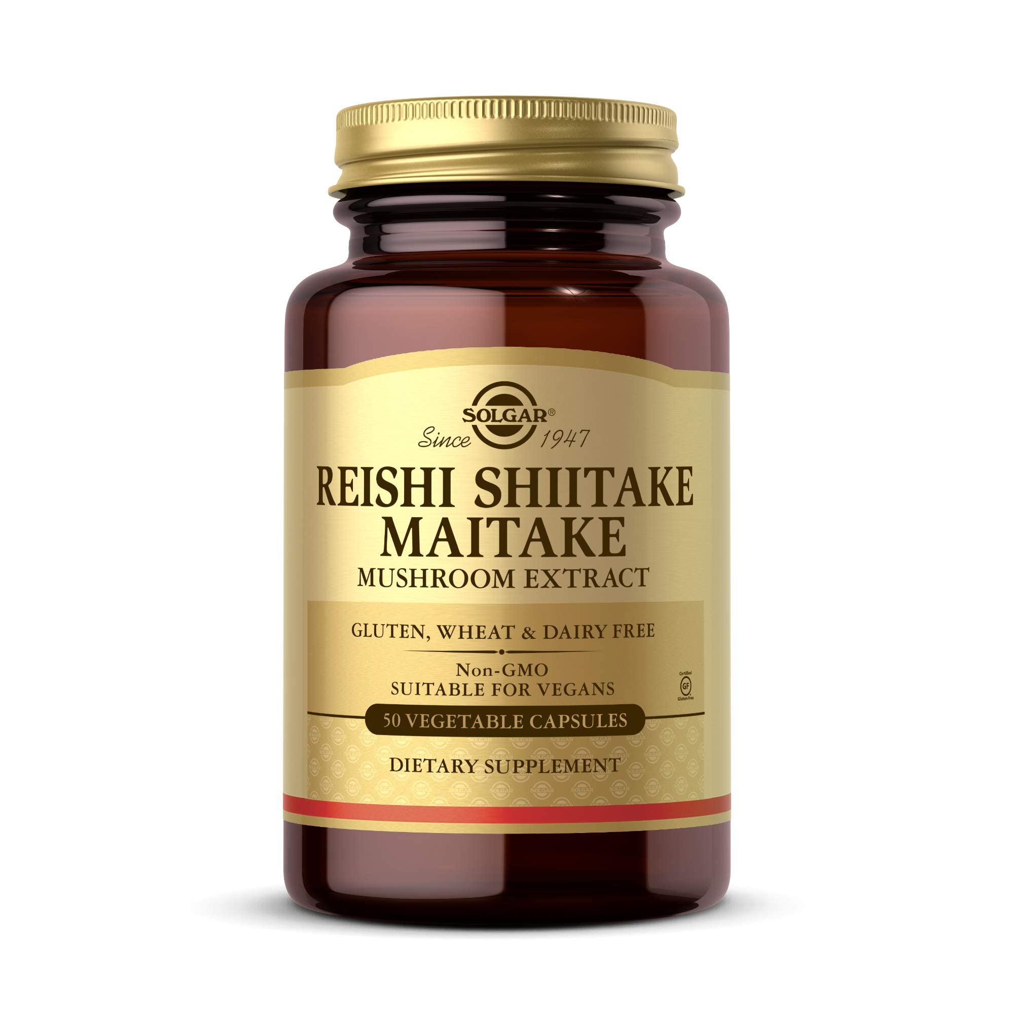 Solgar Multi-Mushroom Complex, 50 Vegetable Capsules - Non-GMO, Vegan
