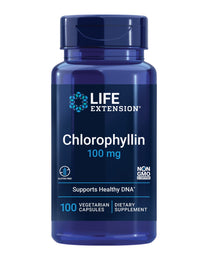 Life Extension Chlorophyllin, antioxidant & DNA Health Support, Gluten-Free, Non-GMO, Vegetarian, 100 Vegetarian Capsules