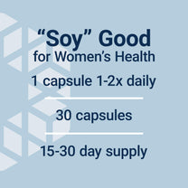 Life Extension Soy Isoflavones, Heart, Bone & Cellular Health Support for Post-menopausal Women, Gluten-Free, Non-GMO, Vegetarian, 30 Capsules