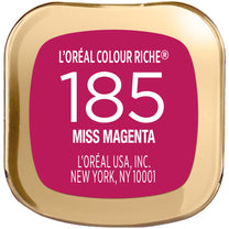 L'Oreal Paris Colour Riche Original Creamy, Hydrating Satin Lipstick with Argan Oil and Vitamin E, Miss Magenta , 1 Count