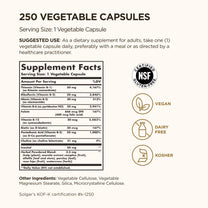 Solgar B-Complex 50", 250 Vegetable Capsules - Energy Metabolism