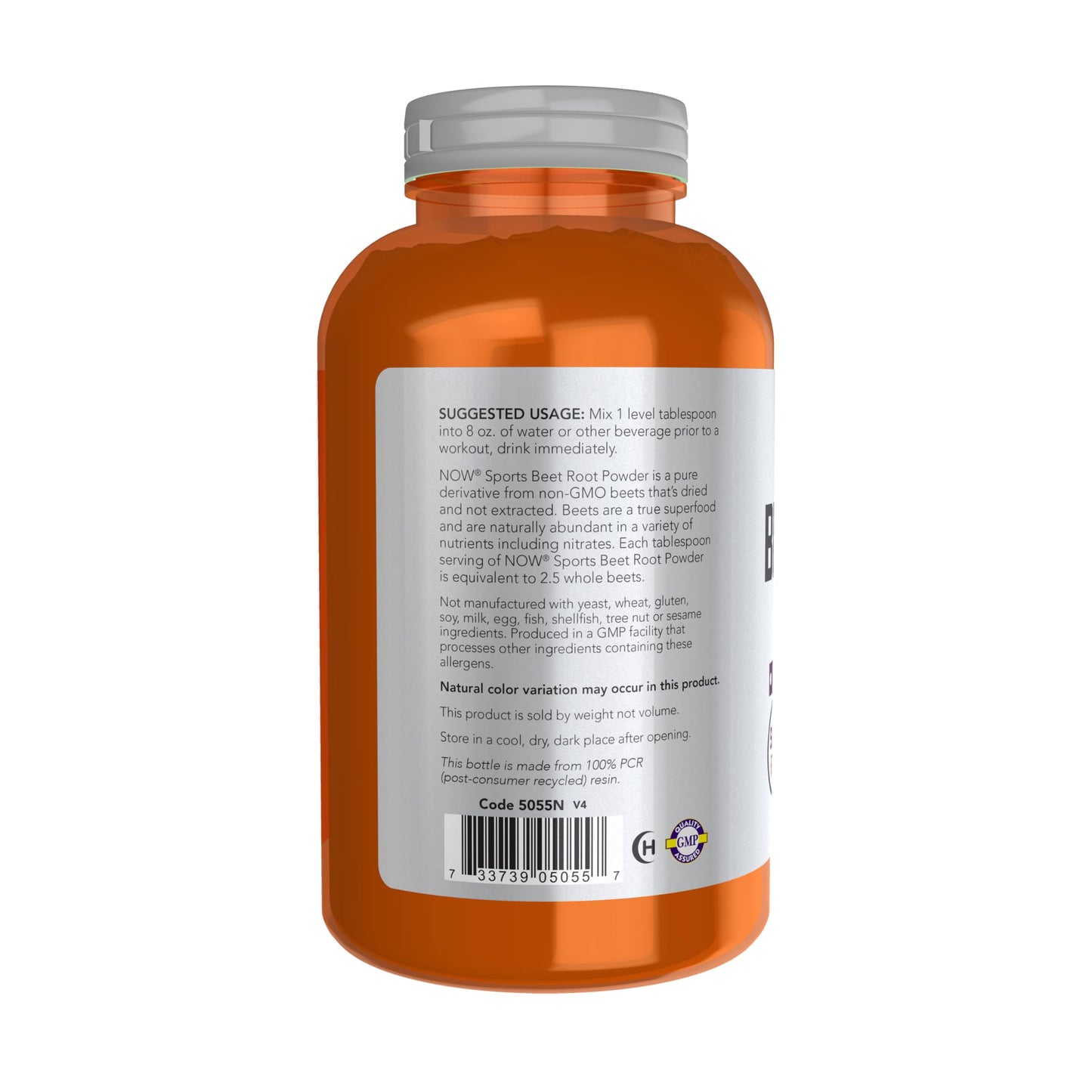 NOW Foods Sports Nutrition, Beet Root Powder, Super Food With Naturally Occurring Nitrates, 12-Ounce