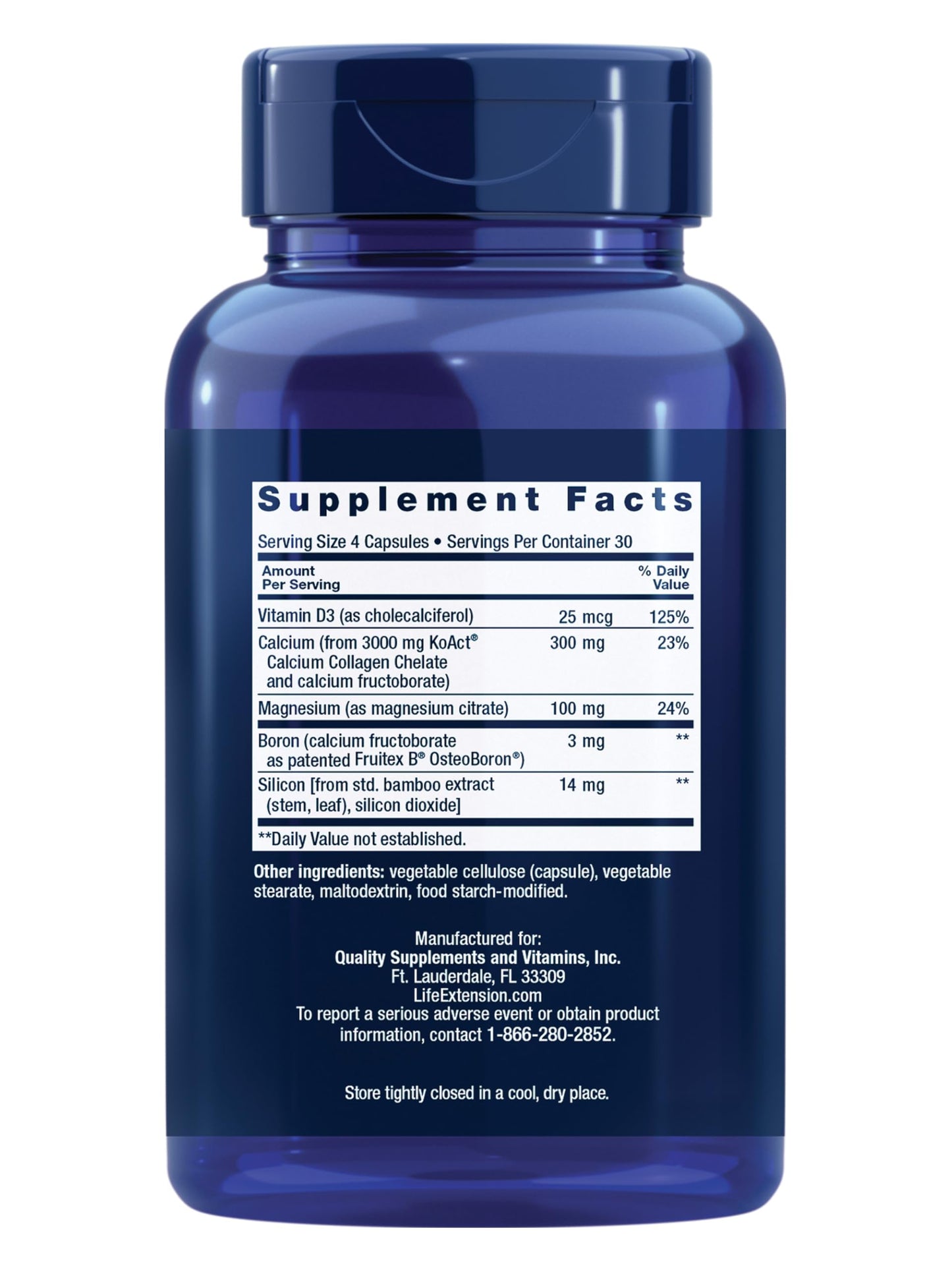 Life Extension Bone Strength Collagen Formula, 120 Capsules