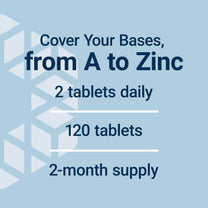 Life Extension Two-Per-Day Multivitamin - Packed with Over 25 Vitamins, Minerals & Extracts -Vitamins B6, C, D - Zinc - Two-Month Supply - Non-GMO, Gluten-Free - 120 Tablets