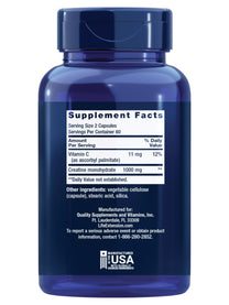 Life Extension Creatine Capsules – Creatine Monohydrate – Promotes Strength, Lean Muscle, Healthy Endurance – Non-GMO, Gluten-Free – 120 Capsules