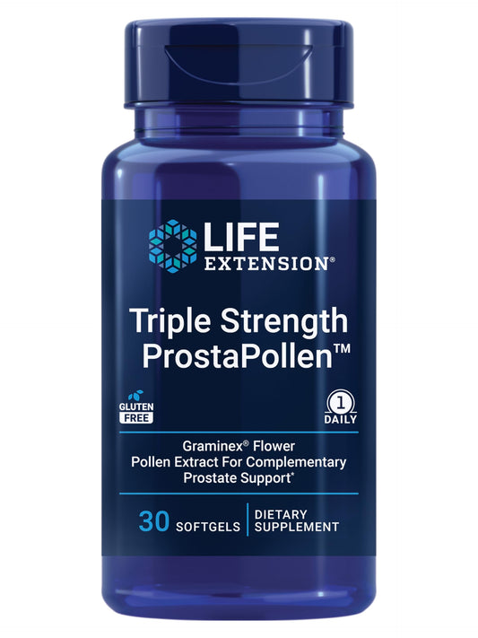 Life Extension Triple Strength ProstaPollen, 30 Softgels