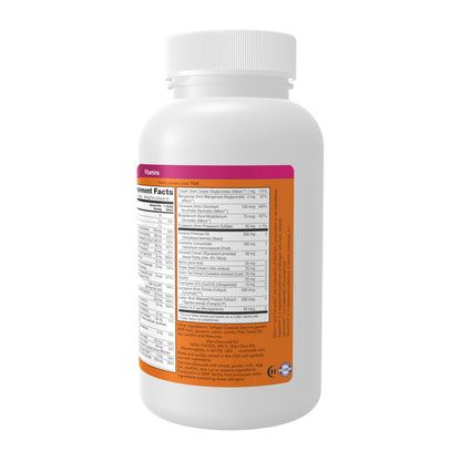 NOW Foods Supplements, Eve™ Women's Multivitamin with Evening Primrose, Cranberry, Green Tea, Horsetail Silica & CoQ10, 180 Softgels