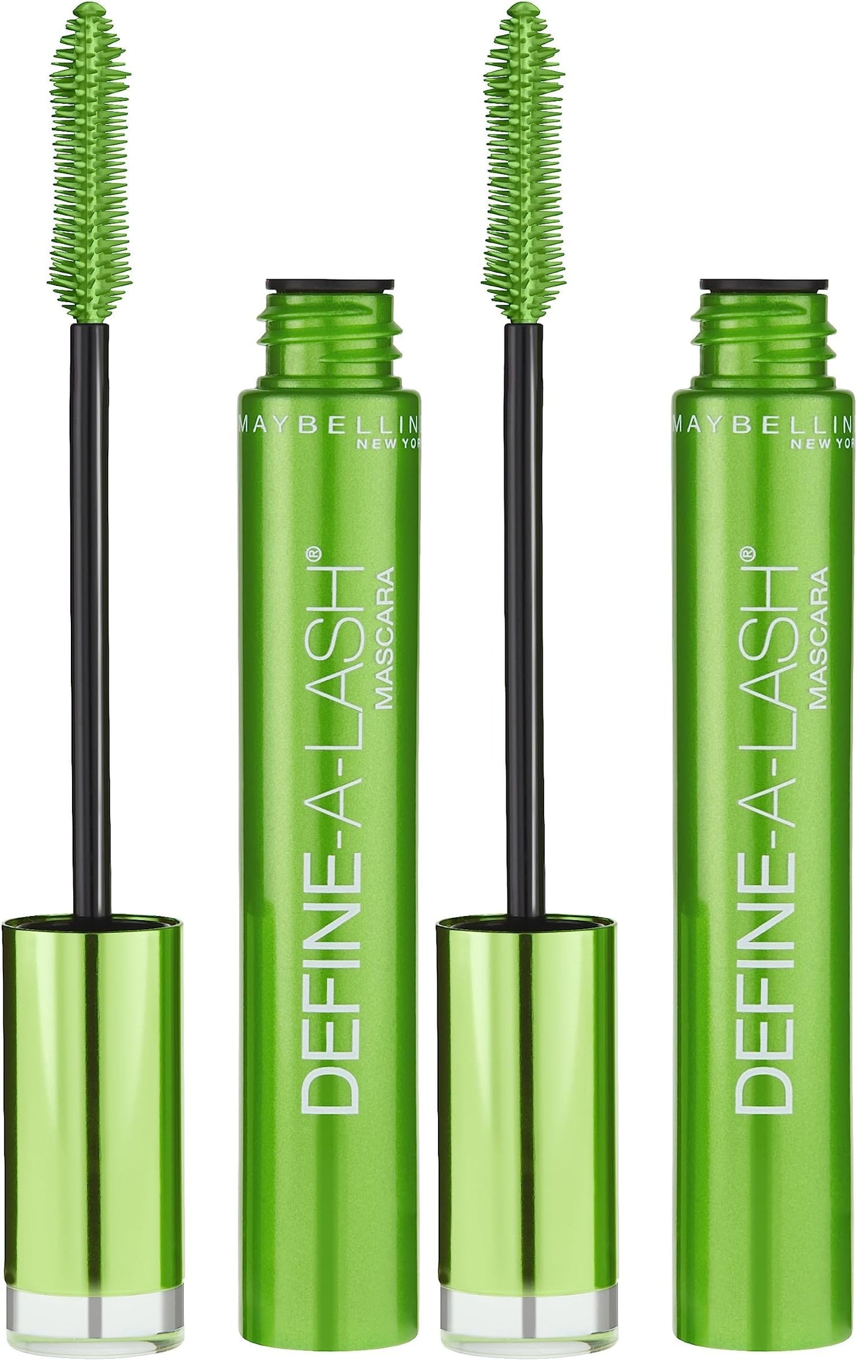 Maybelline Lengthening Mascara, Very Black | Define-A-Lash | Washable Formula | Longer-looking Lashes | Pack of 2
