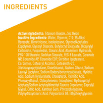 CeraVe Hydrating Mineral Sunscreen SPF 50 Face Sunscreen, Travel Size 2.5oz