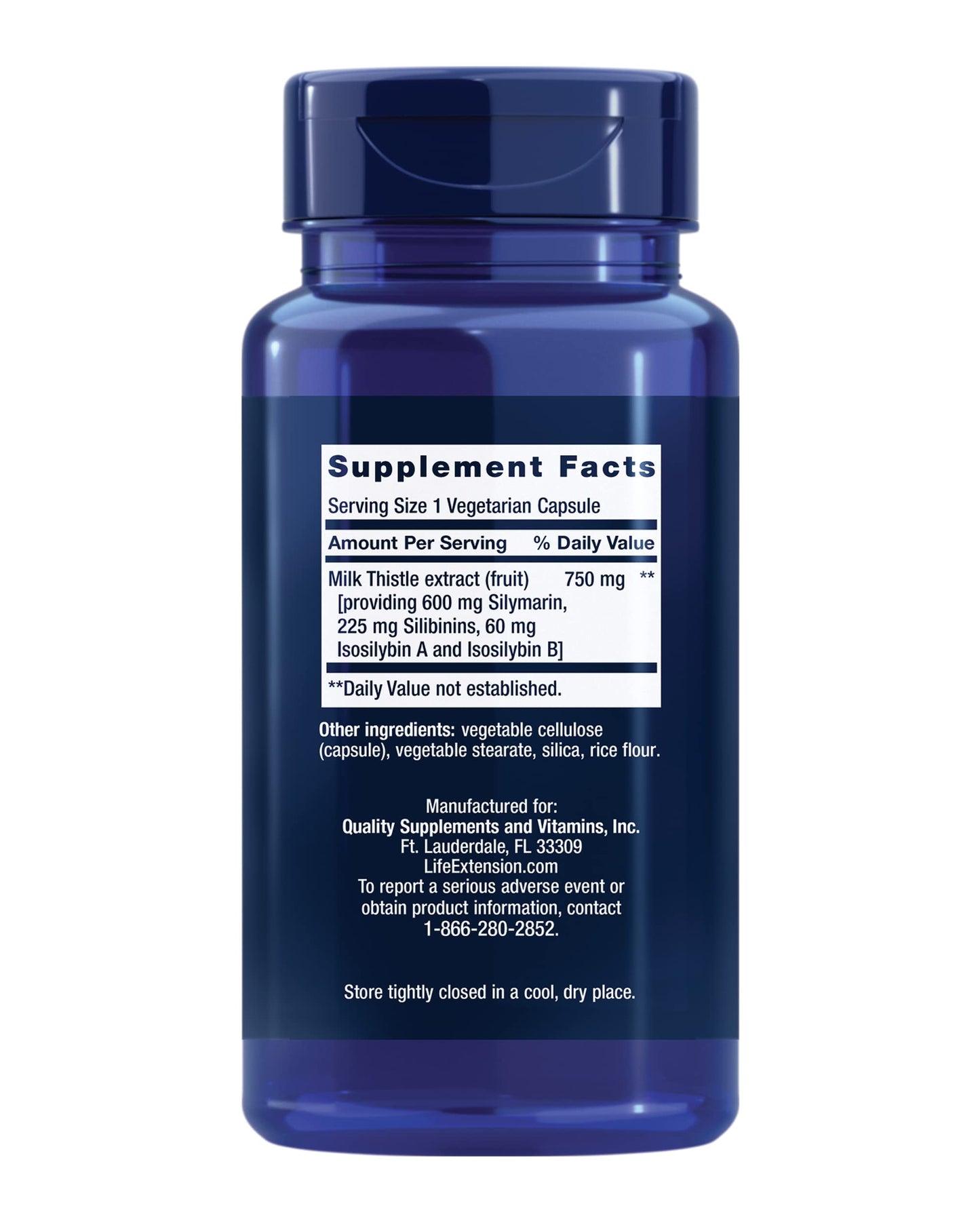 Life Extension Milk Thistle, 60 Capsules