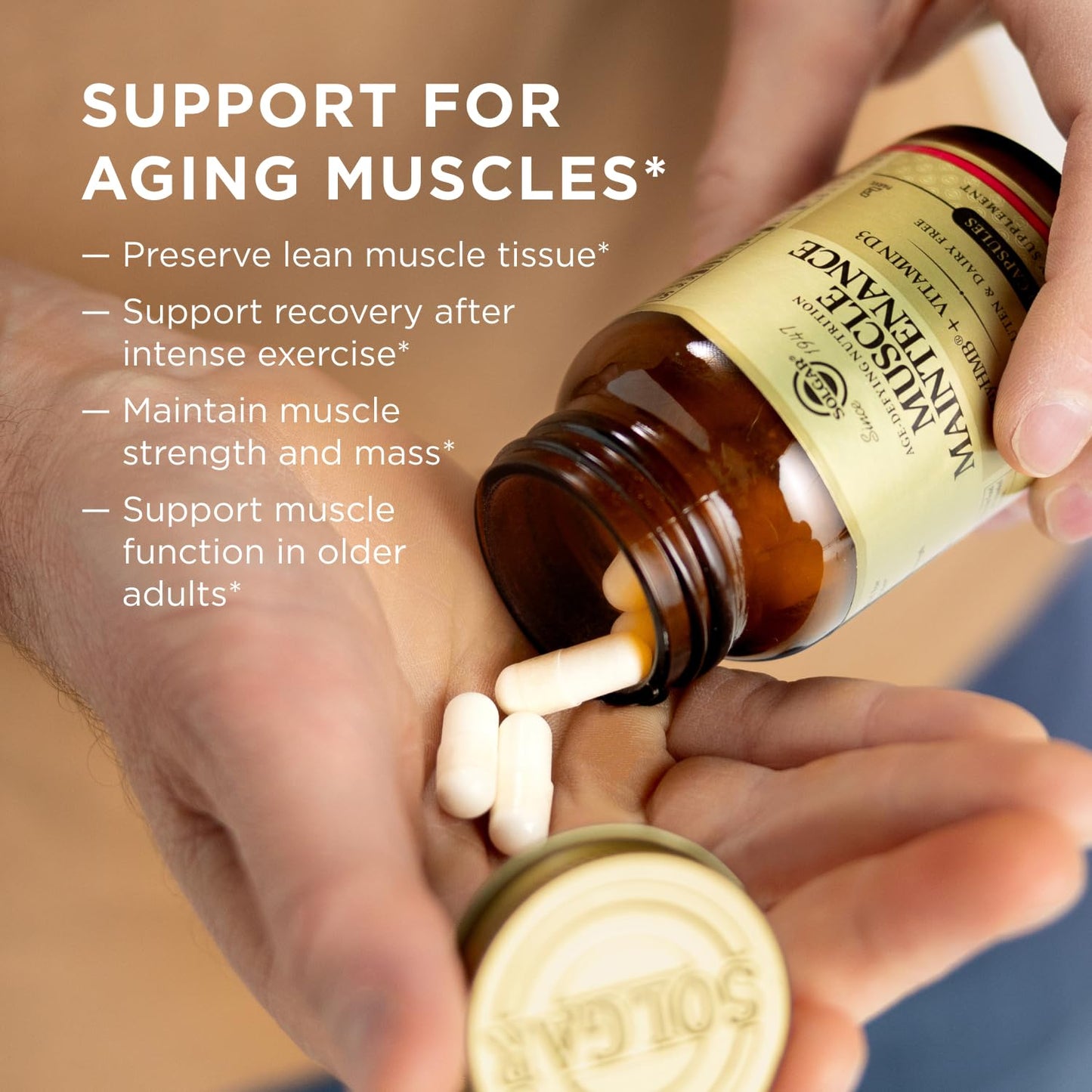 Solgar Muscle Maintenance Vitamin and Mineral Supplement, 20 Servings