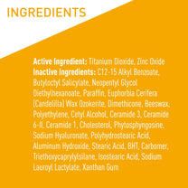 CeraVe Mineral Sunscreen Stick, SPF 50 Face Sunscreen, Travel Size, 0.47oz