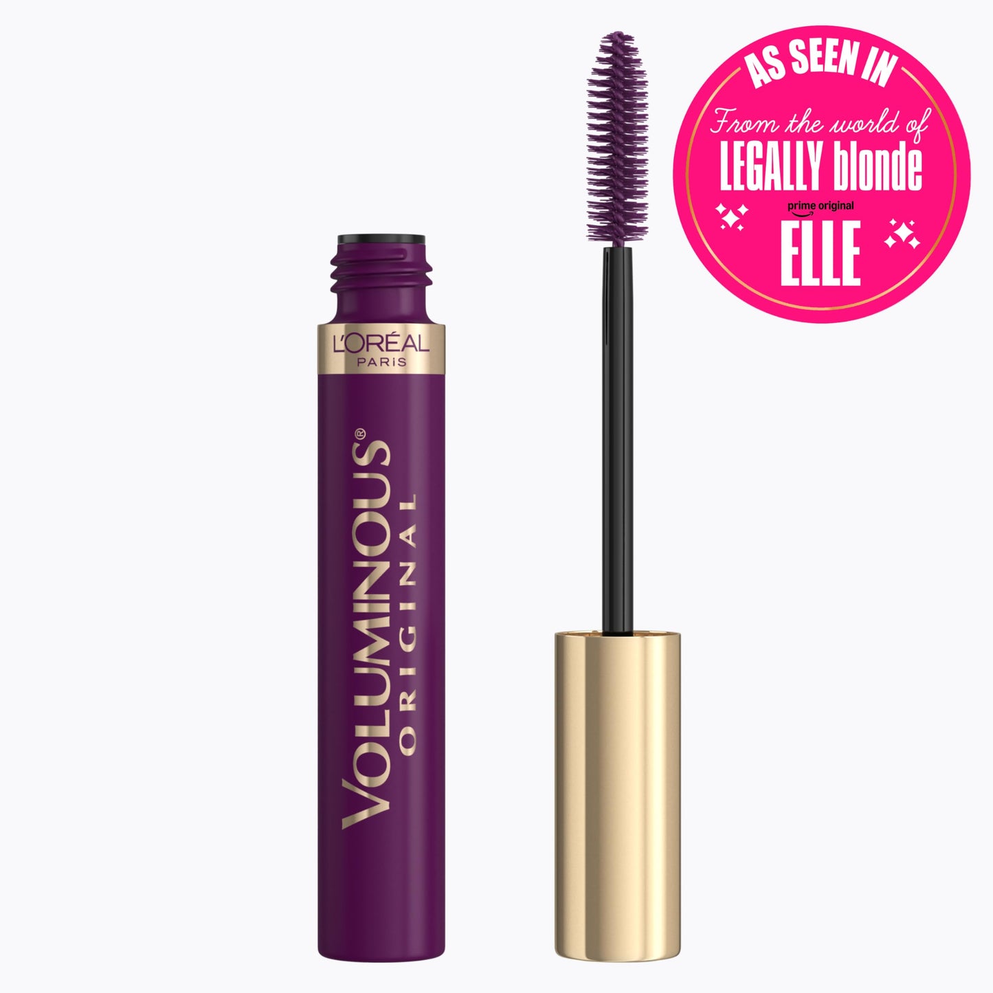 L'Oreal Paris L’Oreal Paris Original Voluminous Mascara, Building Mascara Volume and Length Formula, Washable, Deep Violet, 0.26 Fl Oz., 1 Count