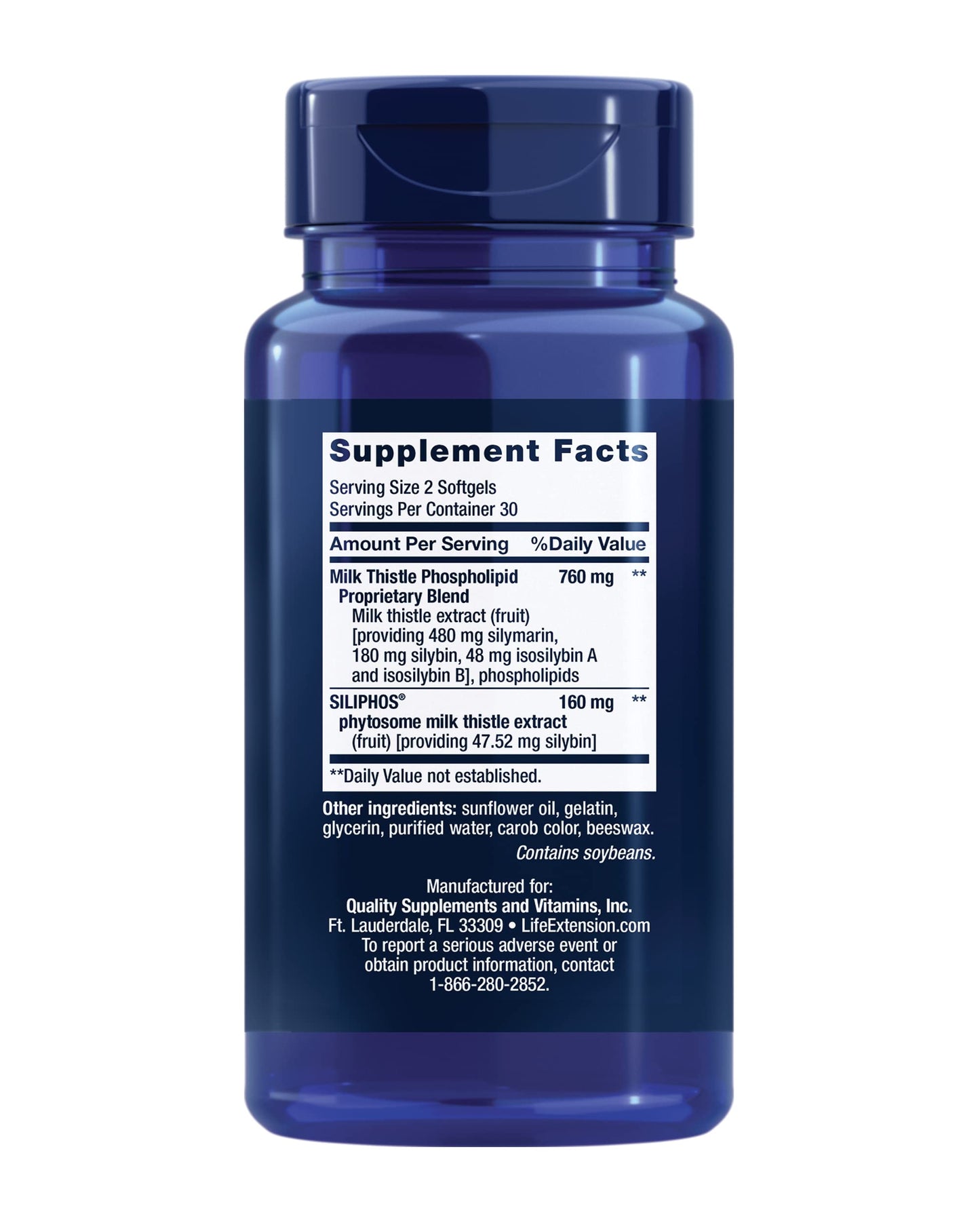 Life Extension Advanced Milk Thistle, 60 Softgels
