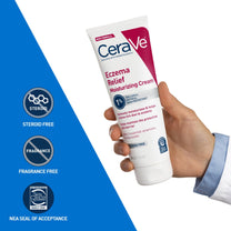 CeraVe Eczema Relief Moisturizing Cream, Shea Butter Dry Skin Lotion, 8oz