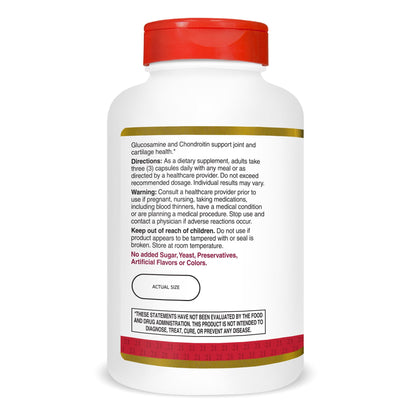 21st Century Double Strength Glucosamine Chondroitin 500/400mg, 210ct