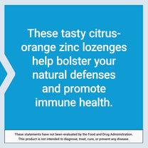 Life Extension Zinc Lozenges – Citrus-Orange Flavor – for Healthy Protein Synthesis & Immune Health - Inflammation Management Supplement - Gluten-Free, Non-GMO – 60 Vegetarian Lozenges