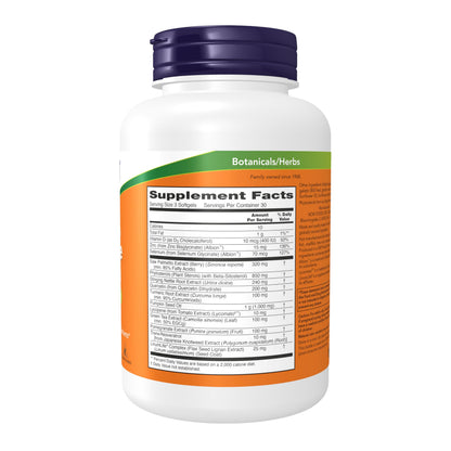 NOW Supplements, Prostate Health, Clinical Strength Saw Palmetto, Beta-Sitosterol & Lycopene, 90 Softgels