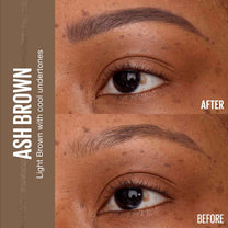 Maybelline Express Brow Ultra Slim Eyebrow Makeup, Brow Pencil with Precision Tip and Spoolie for Defined Eyebrows, Ash Brown (Packaging May Vary)