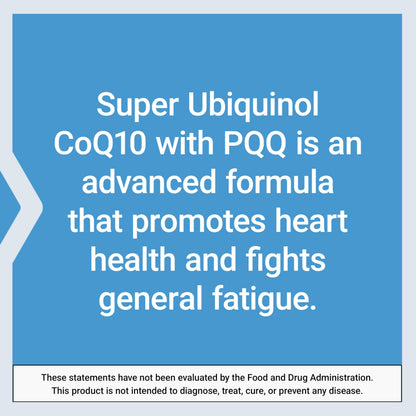 Life Extension Super Ubiquinol CoQ10 with PQQ, Heart Health, 30 Softgels