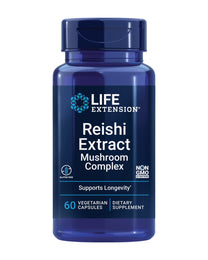 Life Extension Reishi Extract Mushroom Complex, 60 Capsules