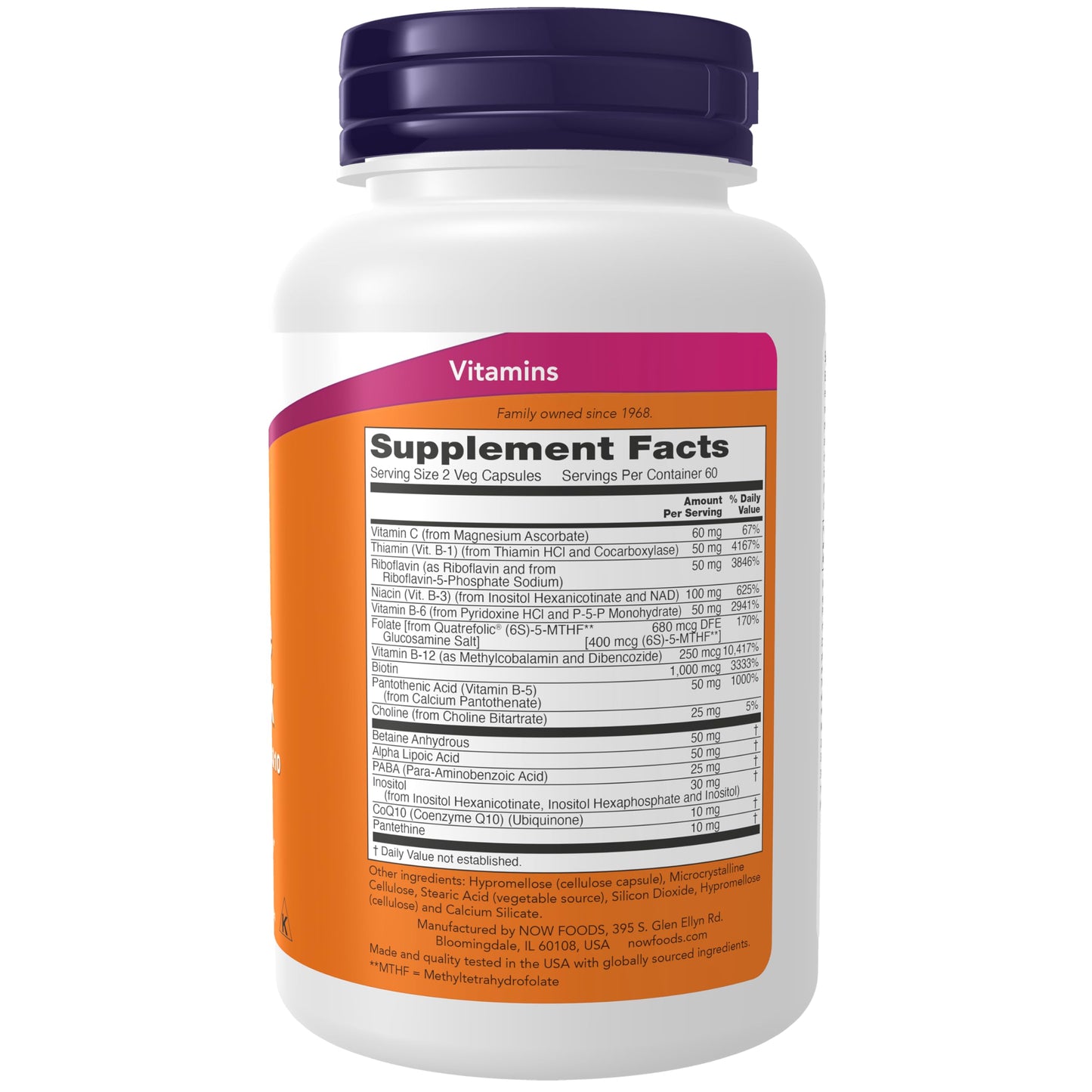 Now Supplements, Co-Enzyme B Complex with ALA and CoQ10, 120 Veg Caps