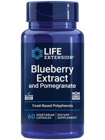 Life Extension Blueberry Extract and Pomegranate, 60 Capsules