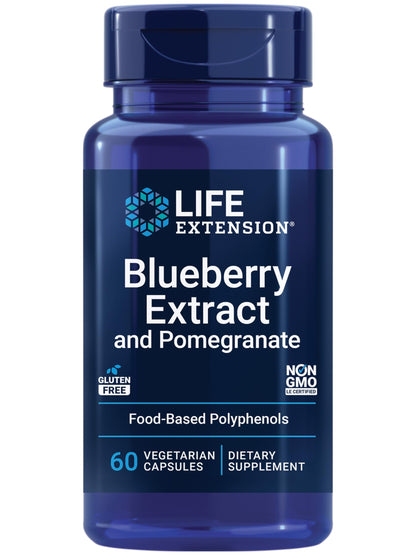 Life Extension Blueberry Extract and Pomegranate, 60 Capsules