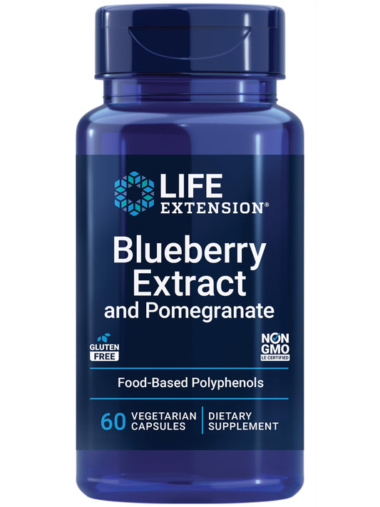 Life Extension Blueberry Extract and Pomegranate, 60 Capsules