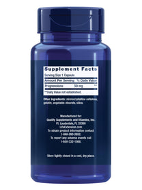 Life Extension Pregnenolone, neurohormone, Promotes Memory Health and Brain Plasticity, Gluten-Free, Non-GMO, 100 Capsules