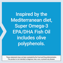 Life Extension Super Omega-3 EPA/DHA Fish Oil, Sesame Lignans & Olive Extract – Cognitive Health, Cholesterol Health Support, Gluten-Free, Non-GMO, 120 Softgels