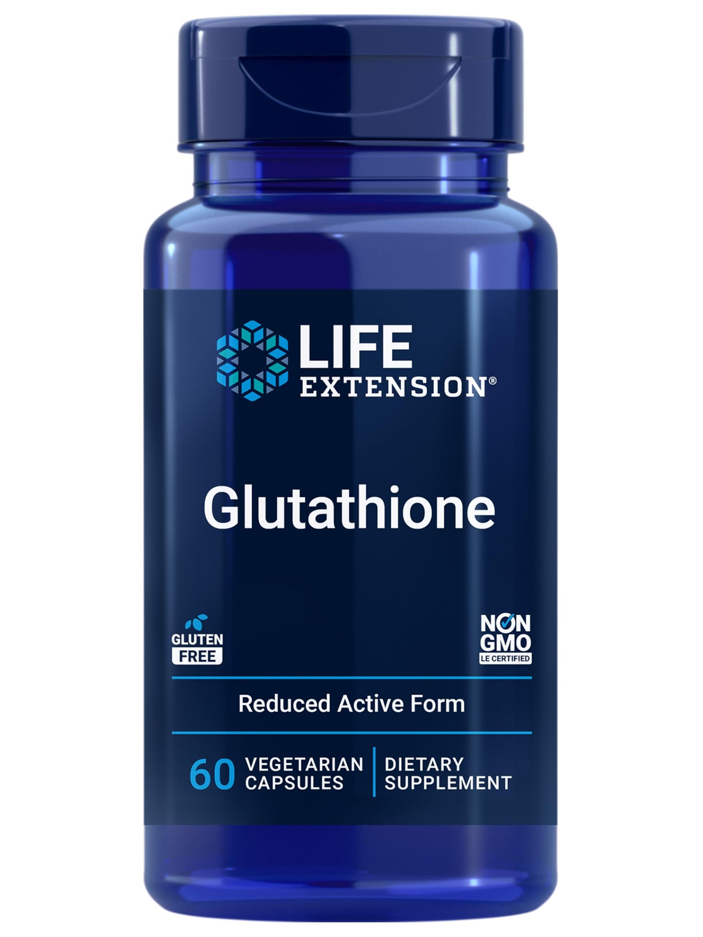 Life Extension Glutathione 500 mg Capsules, Antioxidant, 60 Capsules
