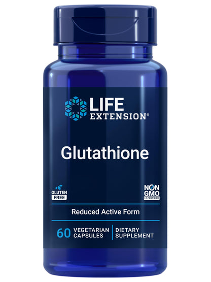 Life Extension Glutathione 500 mg Capsules, Antioxidant, 60 Capsules