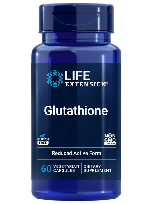 Life Extension Glutathione 500 mg Capsules, Antioxidant, 60 Capsules
