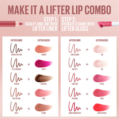 Maybelline Lifter Gloss, Hydrating Lip Gloss with Hyaluronic Acid, High Shine for Plumper Looking Lips, Brass, Pink Neutral, 0.18 Ounce