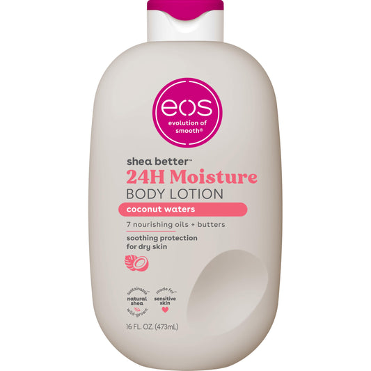 eos Shea Better Body Lotion- Coconut Waters, Natural Shea Butter, 16 fl oz