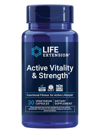 Life Extension Active Vitality and Strength, Muscle Health, 30 Capsules